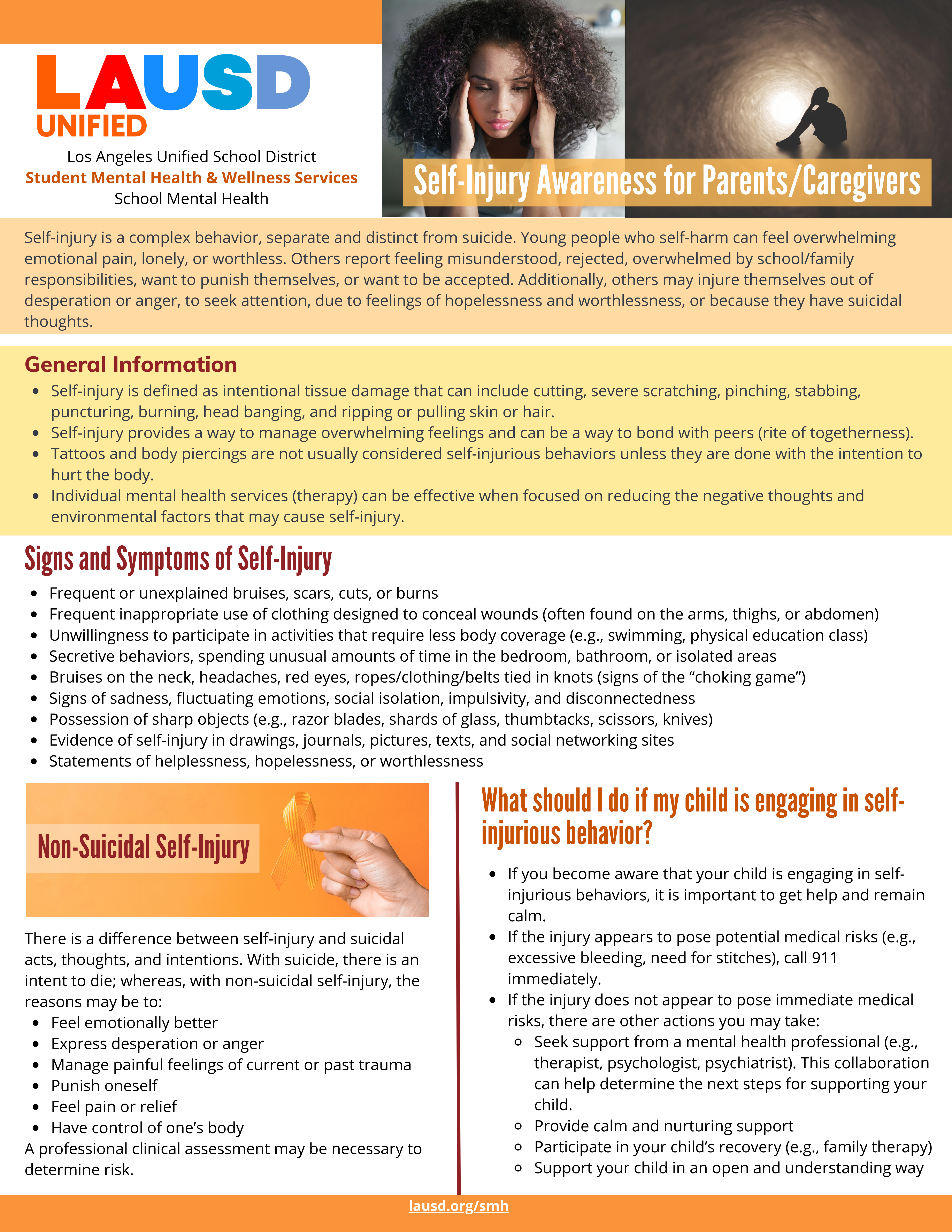 Self=Injury Awareness for Parents